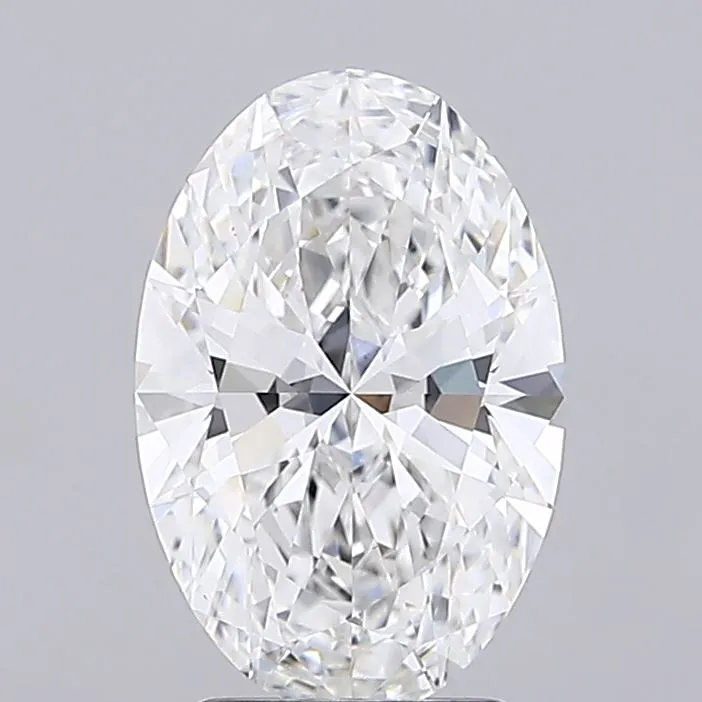 2.80ct Oval Lab Grown Diamond (Colour E, Clarity VVS2, IGI Certified)