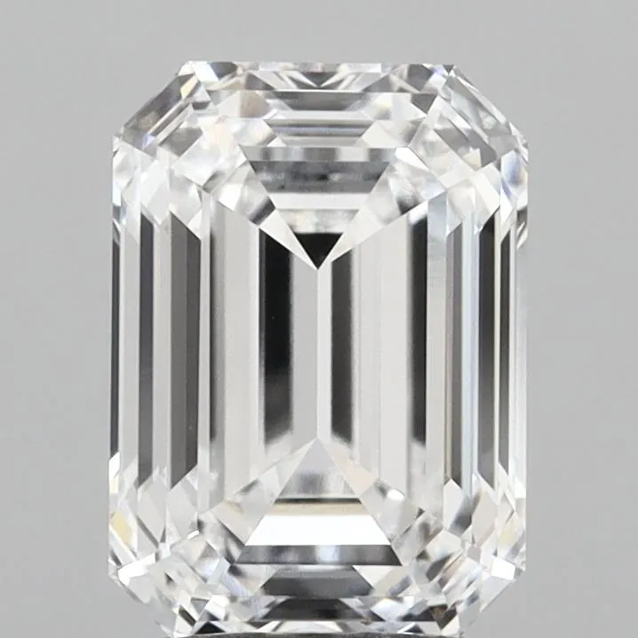 2.85ct Emerald Lab Grown Diamond (Colour D, Clarity VVS1, IGI Certified)