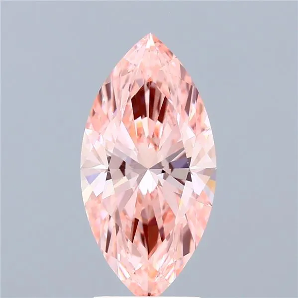 2.86ct Marquise Lab Grown Diamond (Colour Fancy Vivid Pink, Clarity VVS2, IGI Certified)