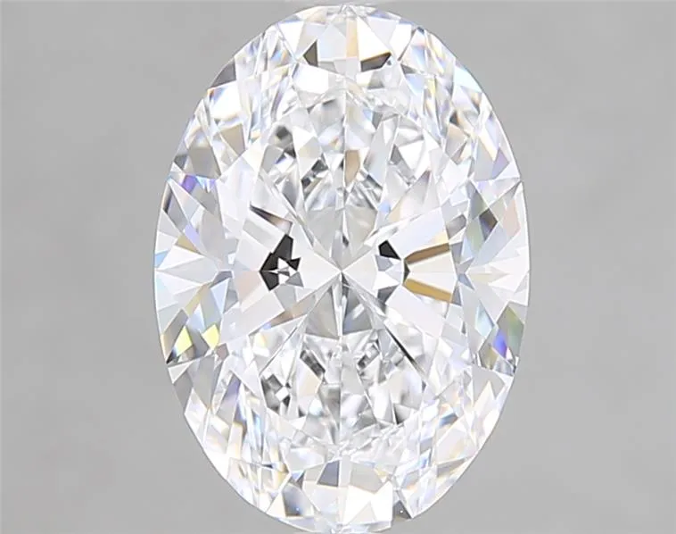 2.96ct Oval Lab Grown Diamond (Colour D, Clarity VVS1, IGI Certified)