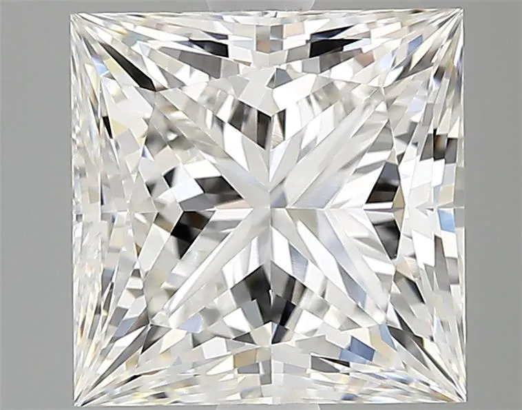 3.00ct Princess Lab Grown Diamond (Colour F, Clarity VVS1, Cut EX, IGI Certified)