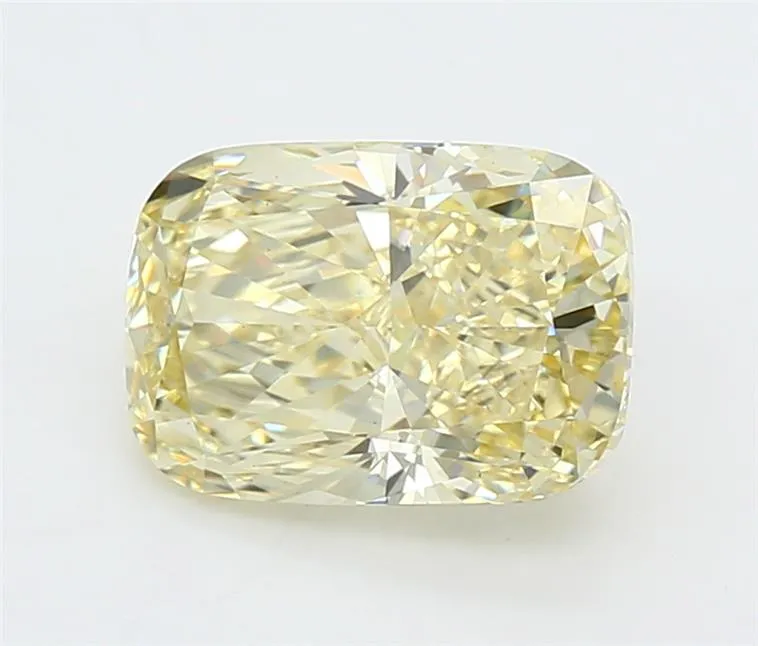 3.01ct Cushion modified Lab Grown Diamond (Colour Fancy Yellow, Clarity VS1, IGI Certified)