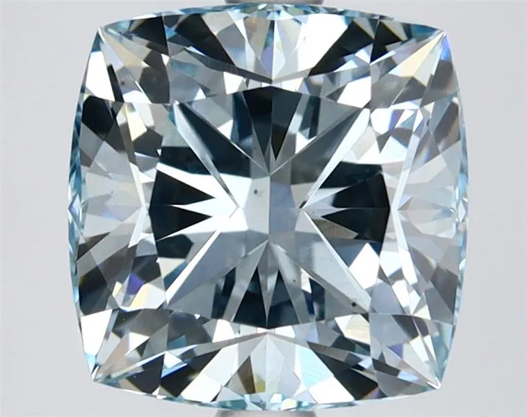3.03ct Cushion brilliant Lab Grown Diamond (Colour Fancy Blue, Clarity VS1, IGI Certified)