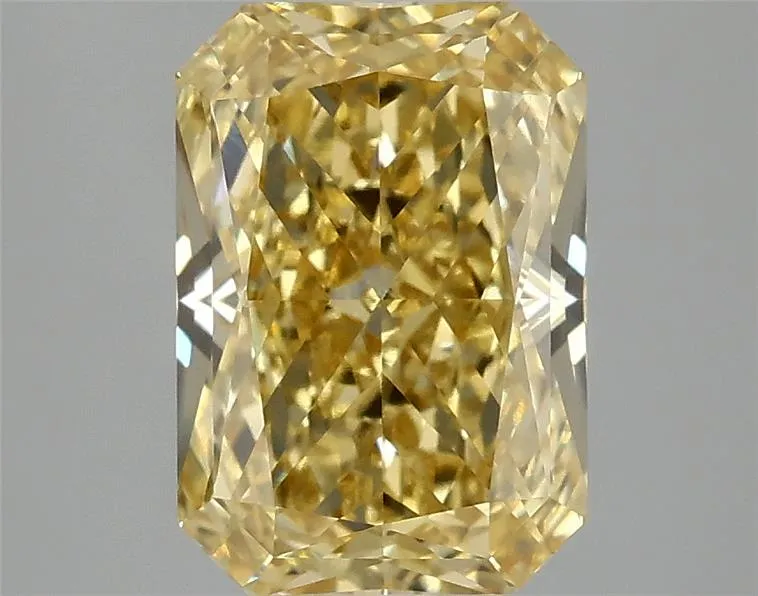 3.03ct Radiant Lab Grown Diamond (Colour Fancy Vivid Yellow, Clarity VVS2, IGI Certified)