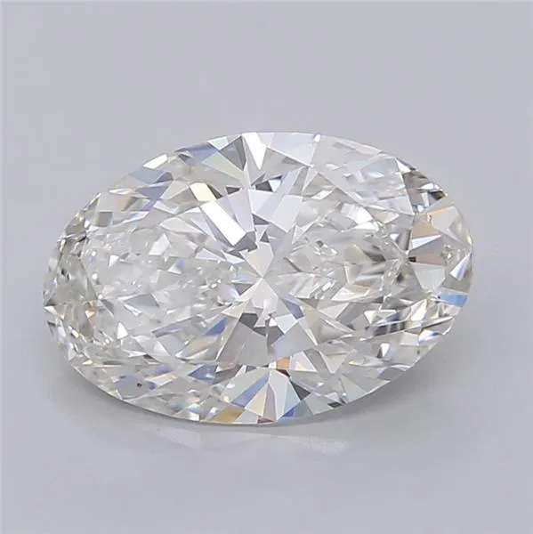 3.04ct Oval Lab Grown Diamond (Colour G, Clarity VVS2, IGI Certified)