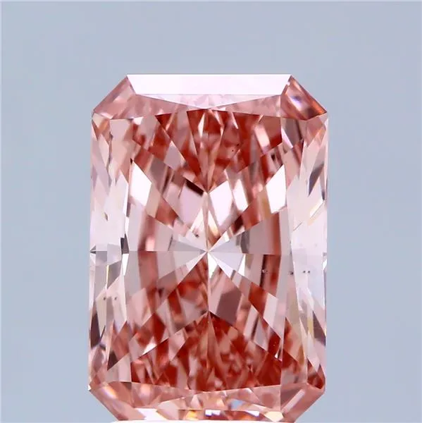 3.04ct Radiant Lab Grown Diamond (Colour Fancy Vivid Pink, Clarity VS2, IGI Certified)