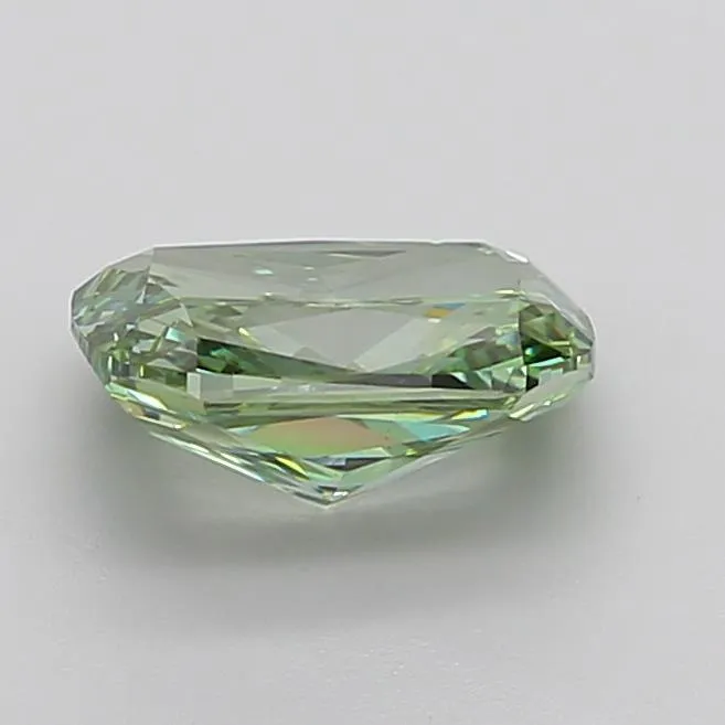 3.09ct Cushion modified Lab Grown Diamond (Colour Fancy Vivid Green, Clarity VS1, IGI Certified)