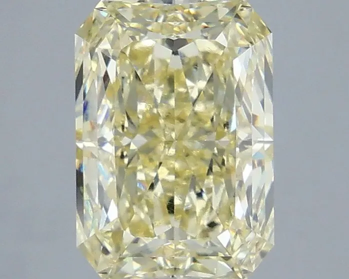 3.10ct Radiant Lab Grown Diamond (Colour Fancy Light Yellow, Clarity VVS2, IGI Certified)