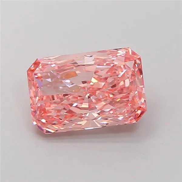3.10ct Radiant Lab Grown Diamond (Colour Fancy Vivid Pink, Clarity VVS2, IGI Certified)