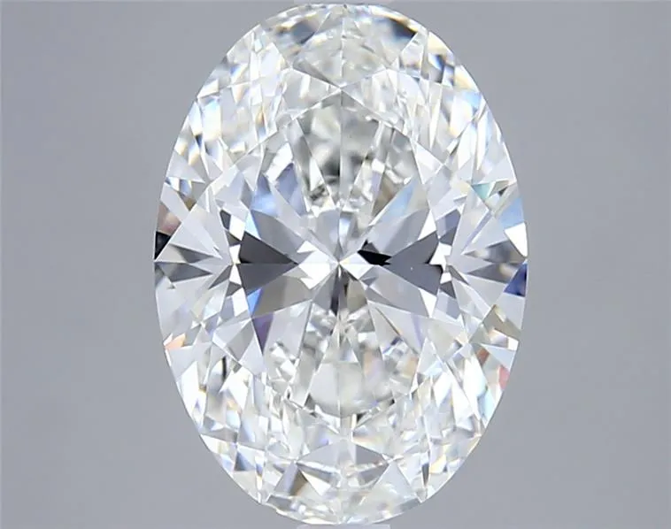 3.11ct Oval Lab Grown Diamond (Colour E, Clarity VVS2, IGI Certified)