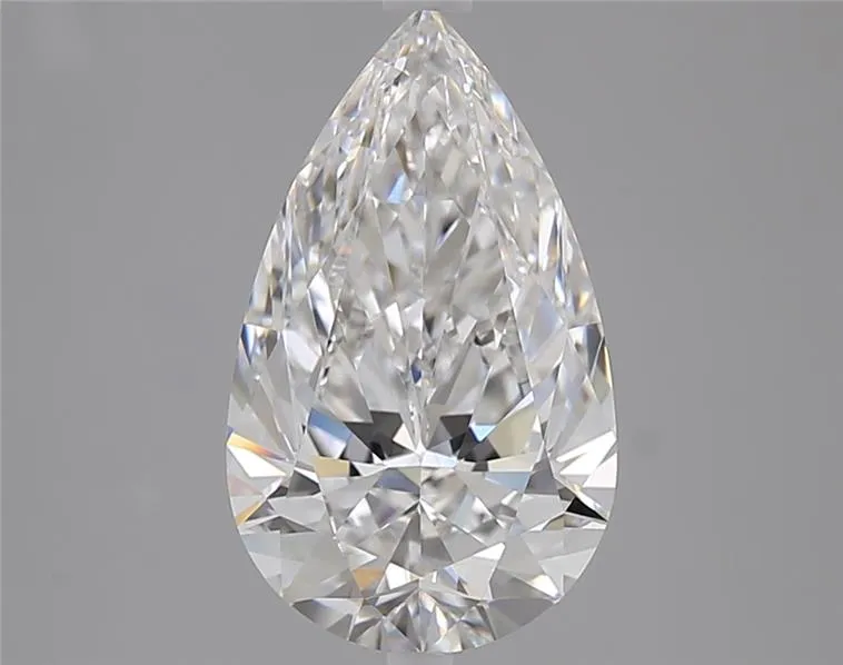 3.12ct Pear Lab Grown Diamond (Colour E, Clarity VVS1, IGI Certified)