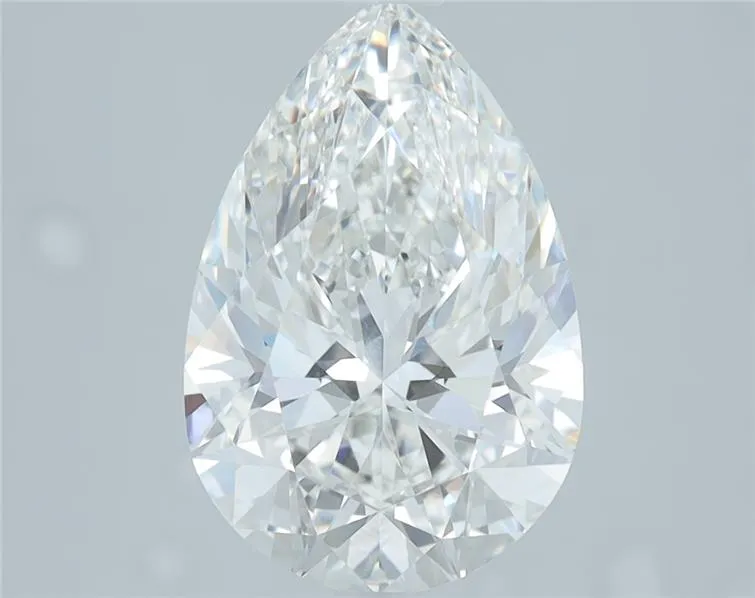 3.24ct Pear Lab Grown Diamond (Colour G, Clarity VVS2, IGI Certified)