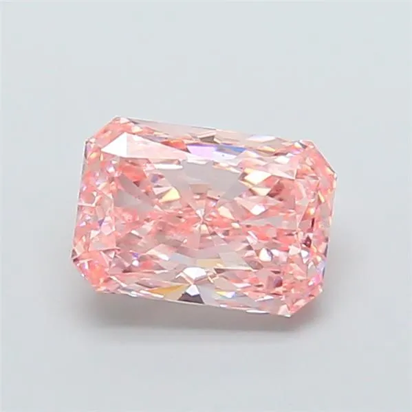 3.28ct Radiant Lab Grown Diamond (Colour Fancy Vivid Pink, Clarity VS2, IGI Certified)