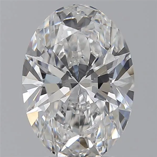 3.29ct Oval Lab Grown Diamond (Colour D, Clarity VVS1, IGI Certified)