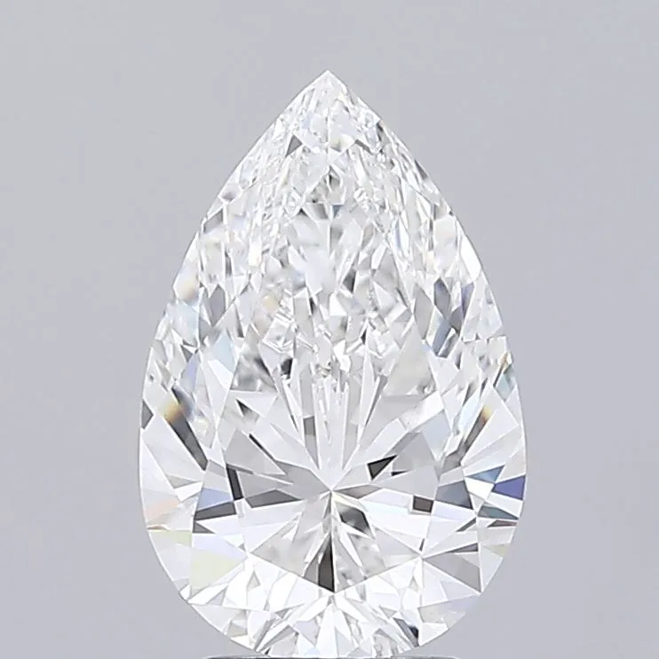 3.50ct Pear Lab Grown Diamond (Colour E, Clarity VS1, IGI Certified)