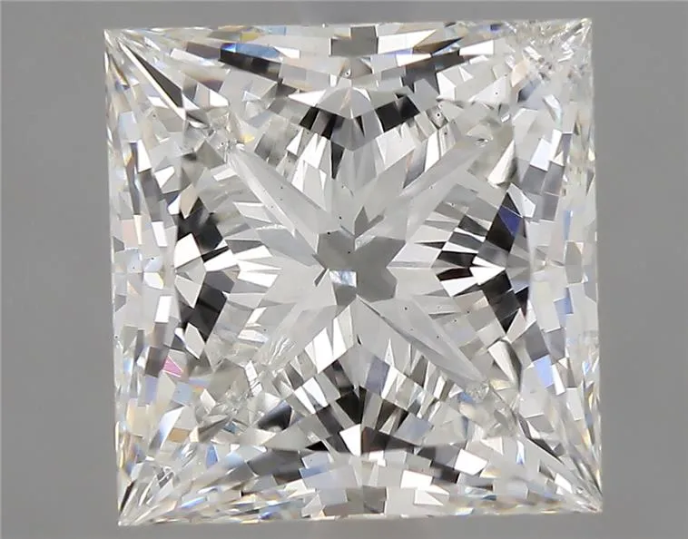 3.51ct Princess Lab Grown Diamond (Colour F, Clarity SI2, Cut EX, IGI Certified)