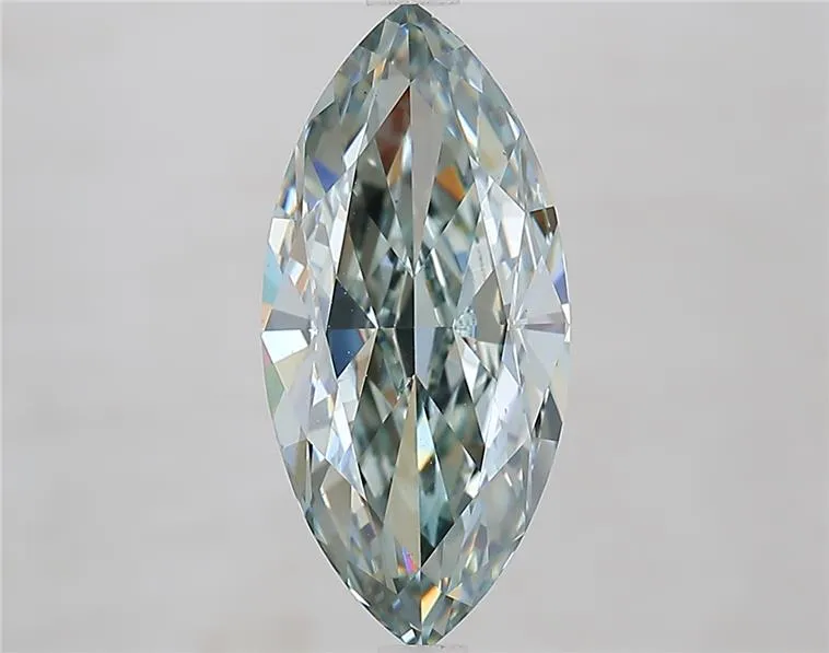 3.56ct Marquise Lab Grown Diamond (Colour Fancy Gray Green, Clarity VS1, IGI Certified)