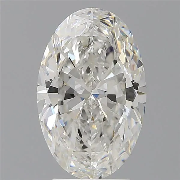 3.60ct Oval Lab Grown Diamond (Colour F, Clarity VVS2, IGI Certified)