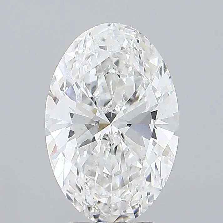 3.70ct Oval Lab Grown Diamond (Colour E, Clarity VVS2, IGI Certified)
