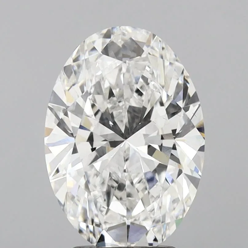 3.71ct Oval Lab Grown Diamond (Colour E, Clarity VS2, IGI Certified)