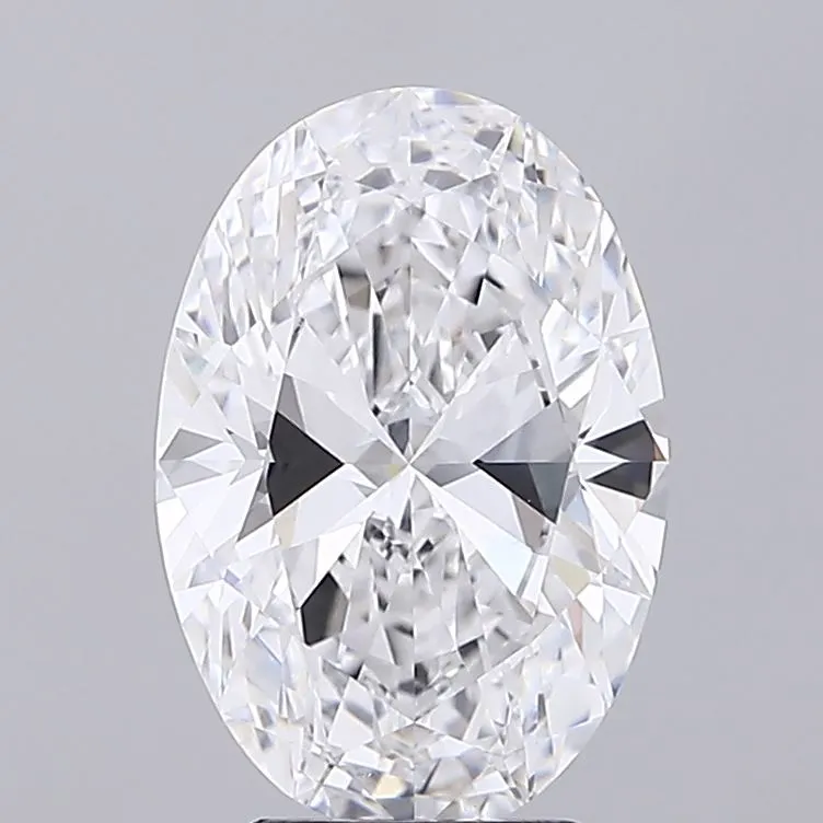 3.81ct Oval Lab Grown Diamond (Colour D, Clarity VVS2, IGI Certified)