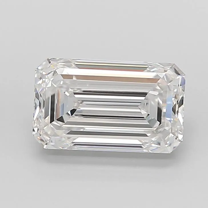 4.00ct Emerald Lab Grown Diamond (Colour E, Clarity IF, IGI Certified)