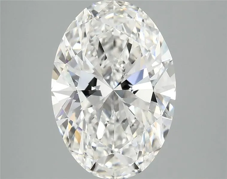 4.00ct Oval Lab Grown Diamond (Colour E, Clarity VVS2, IGI Certified)