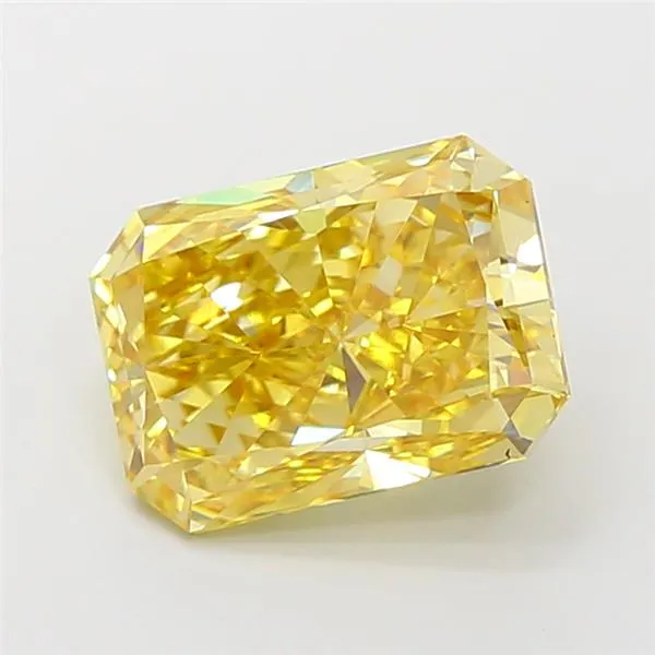 4.00ct Radiant Lab Grown Diamond (Colour Fancy Intense Yellow, Clarity VVS2, IGI Certified)