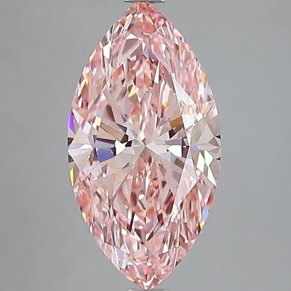 4.02ct Marquise Lab Grown Diamond (Colour Fancy Vivid Pink, Clarity VS1, IGI Certified)