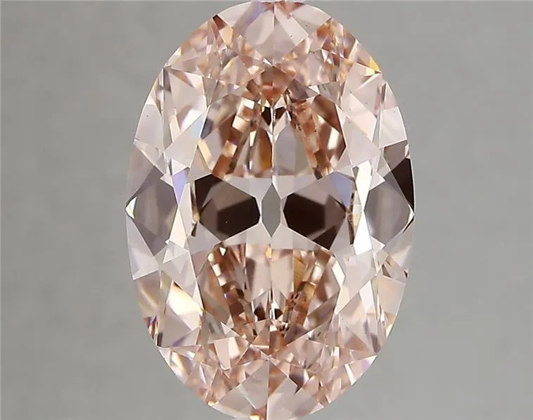 4.04ct Oval Lab Grown Diamond (Colour Fancy Intense Pink, Clarity VS2, IGI Certified)