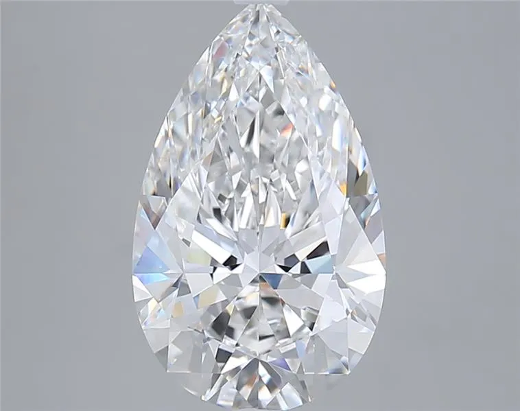 4.05ct Pear Lab Grown Diamond (Colour E, Clarity VVS2, IGI Certified)