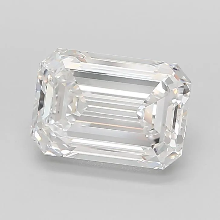 4.36ct Emerald Lab Grown Diamond (Colour D, Clarity IF, IGI Certified)