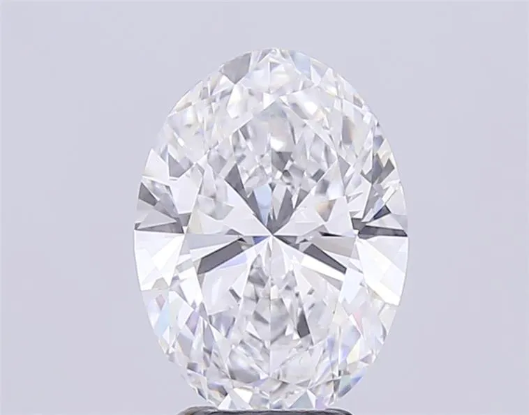 4.50ct Oval Lab Grown Diamond (Colour E, Clarity VVS2, IGI Certified)