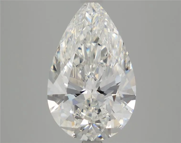 4.60ct Pear Lab Grown Diamond (Colour E, Clarity VVS2, Cut EX, IGI Certified)