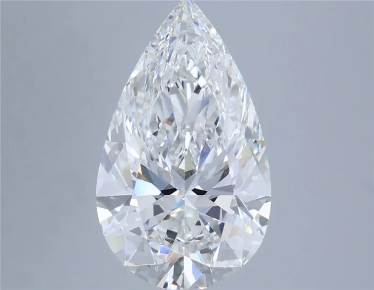 4.75ct Pear Lab Grown Diamond (Colour E, Clarity VVS2, IGI Certified)