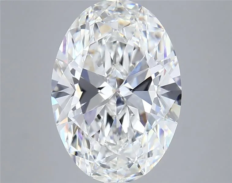 5.01ct Oval Lab Grown Diamond (Colour E, Clarity VVS2, IGI Certified)
