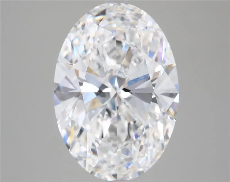 5.01ct Oval Lab Grown Diamond (Colour E, Clarity VVS2, IGI Certified)