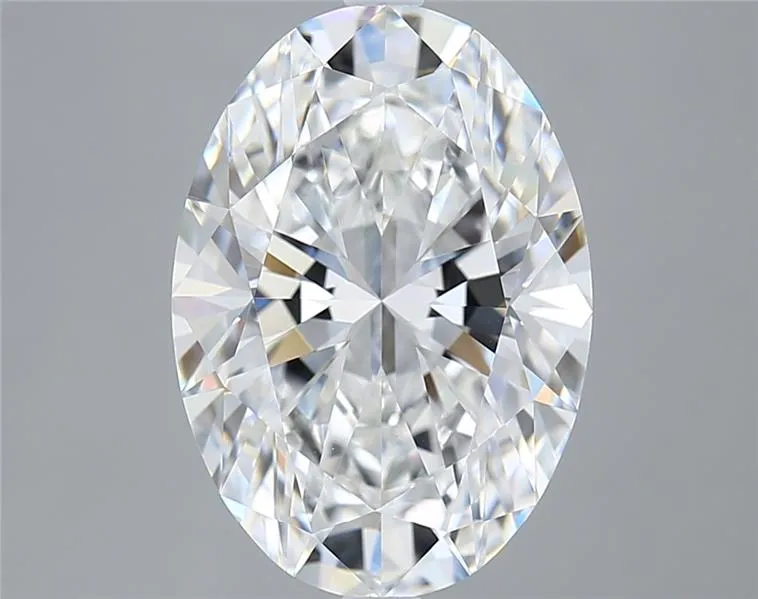 5.04ct Oval Lab Grown Diamond (Colour E, Clarity VVS2, IGI Certified)