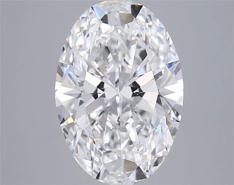 5.05ct Oval Lab Grown Diamond (Colour E, Clarity VVS2, IGI Certified)
