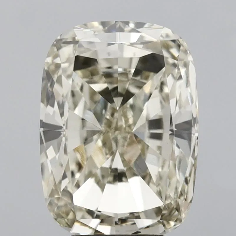 5.11ct Cushion modified Lab Grown Diamond (Colour Fancy Light Yellow, Clarity VS1, IGI Certified)