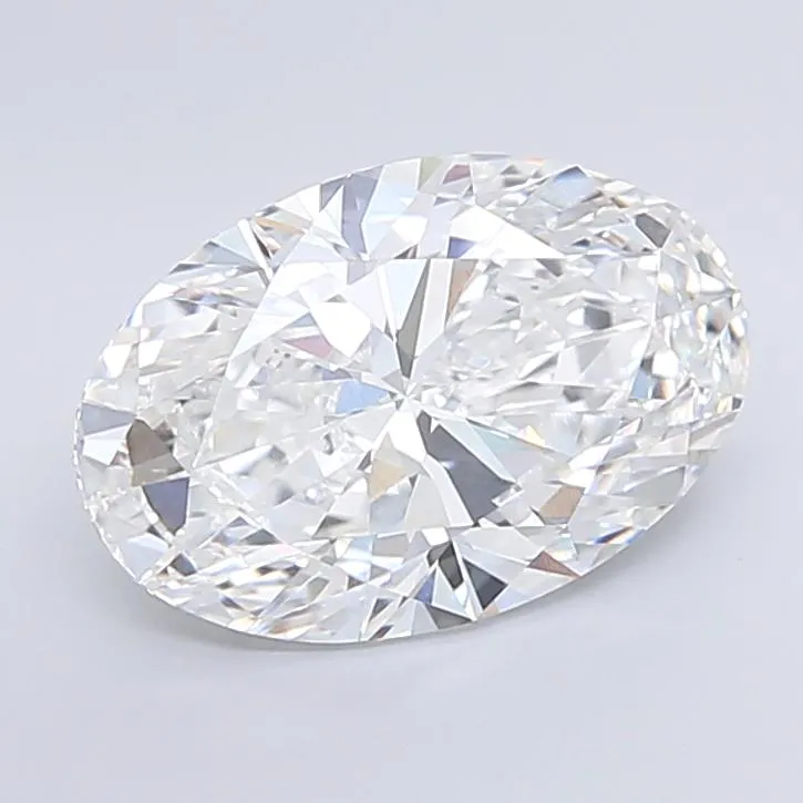 5.49ct Oval Lab Grown Diamond (Colour E, Clarity VVS1, IGI Certified)