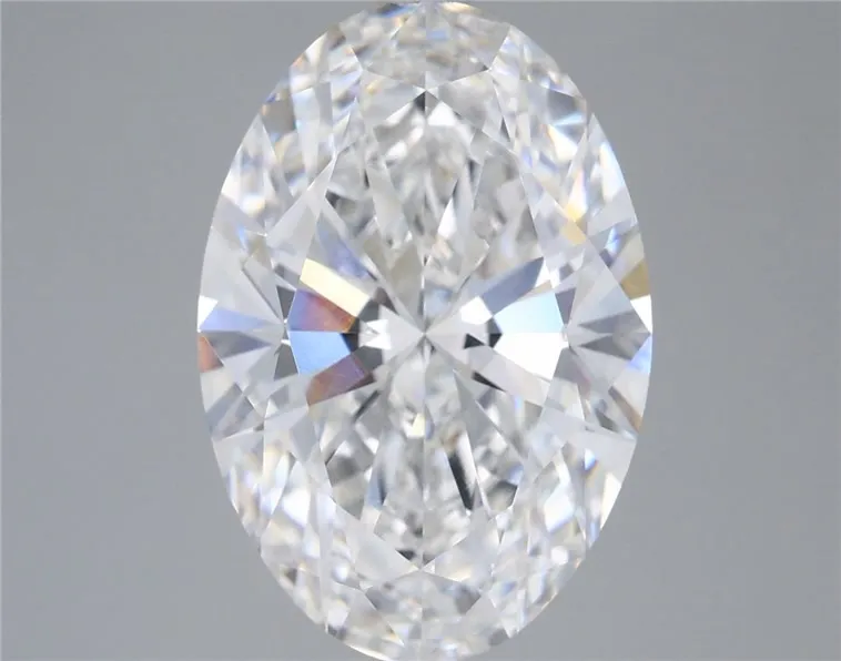 5.55ct Oval Lab Grown Diamond (Colour E, Clarity VVS2, IGI Certified)