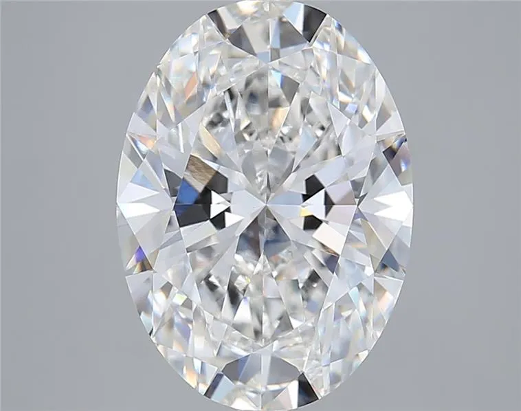 6.08ct Oval Lab Grown Diamond (Colour F, Clarity VVS2, IGI Certified)