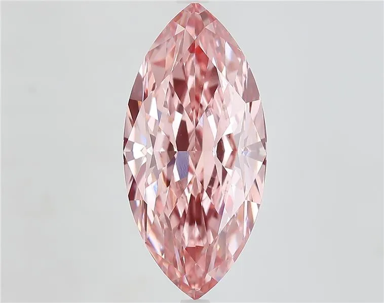 7.23ct Marquise Lab Grown Diamond (Colour Fancy Vivid Pink, Clarity VVS2, IGI Certified)