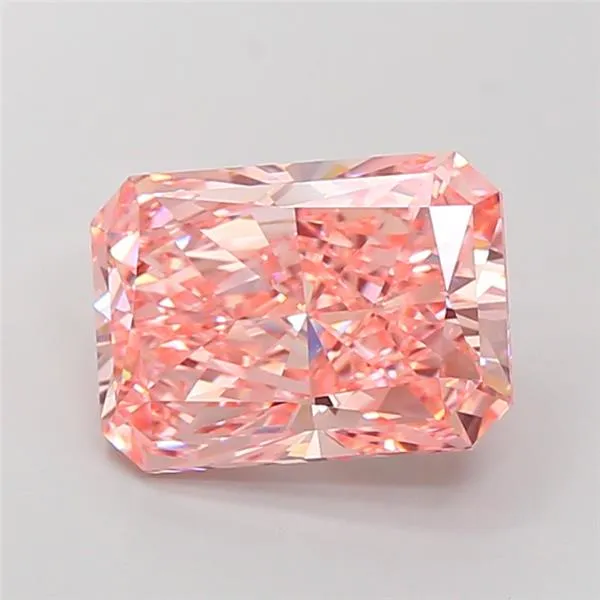 7.70ct Radiant Lab Grown Diamond (Colour Fancy Vivid Pink, Clarity VVS2, IGI Certified)