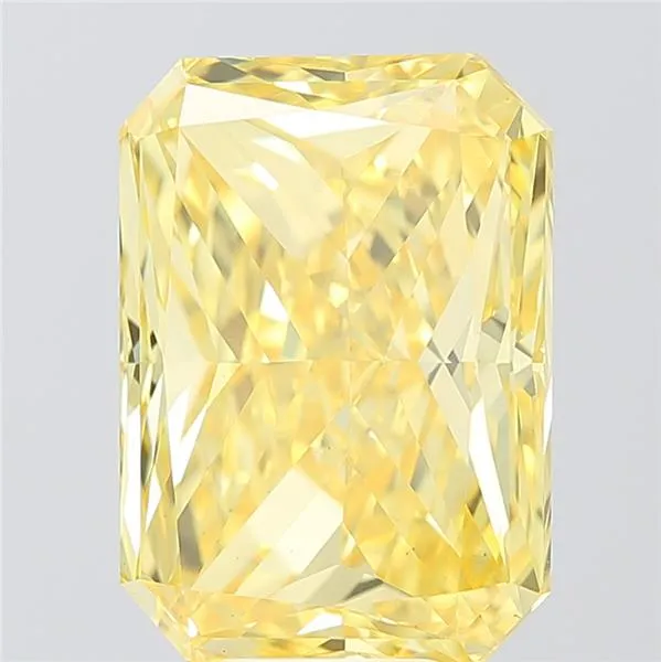 9.32ct Radiant Lab Grown Diamond (Colour Fancy Vivid Yellow, Clarity VS1, IGI Certified)